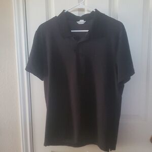 Calvin Klein Black Polo Shirt Classic Design